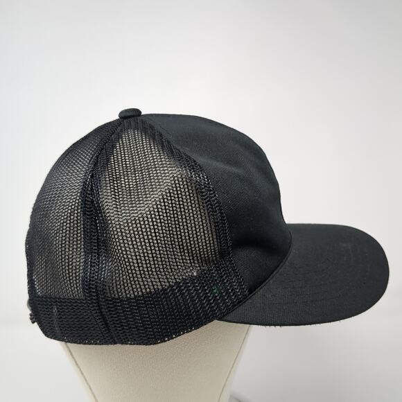 YoungAn Hat Snapback Trucker Hat Black One Size Lightweight Mesh Back Vintage - Picture 5 of 9